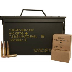 20 ggg 308 7.62x51 147gr ogives fm