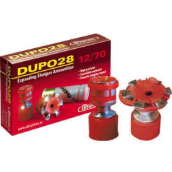 CARTOUCHE A BALLE DDUPLEKS DUPO 28 C/12/70 - BOITE DE 5