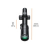 BUSHNELL AR OPTICS 1-8X24 sfp 223./5.56bdc LUNETTE DE TIR